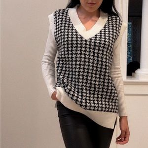 Kelsey Houndstooth Vest